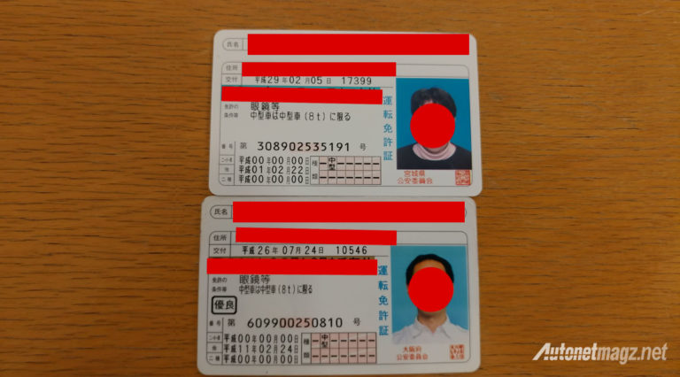 surat izin mengemudi di Jepang